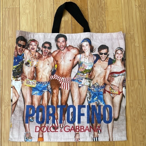 Dolce & Gabbana Handbags - Dolce & Gabbana Portofino Graphic XL Tote Bag - Multicolor